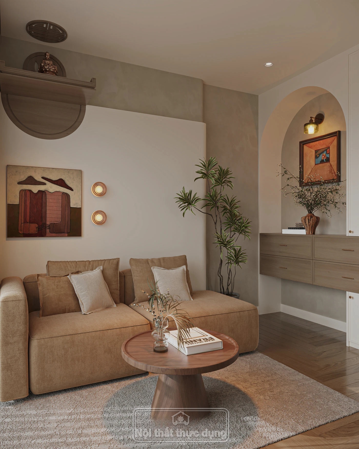 KTS Hùng – Thiết kế nội thất chung cư, thiết kế nội thất căn hộ cao cấp tại Hà Nội KTS Hùng là thiết kế nội thất Hà Nội uy tín, trưởng nhóm kết nối các kiến trúc sư từng làm việc tại các công ty thiết kế nội thất uy tín Hà Nội. Chúng tôi chuyên thiết kế nội thất chung cư và thiết kế nội thất căn hộ hiện đại với định hướng cá nhân hóa theo nhu cầu, phong cách và phong thủy của từng gia chủ. Chúng tôi nhận thiết kế nội thất Vinhomes Ocean Park, thiết kế nội thất Vinhomes Smart City, thiết kế nội thất Royal City, thiết kế nội thất Times City, thiết kế nội thất Vinhomes Green Bay, thiết kế nội thất Vinhomes Skylake, thiết kế nội thất Vinhomes Metropolis, thiết kế nội thất Vinhomes D’Capitale, thiết kế nội thất Vinhomes West Point, thiết kế nội thất Imperia Smart City, thiết kế nội thất Imperia Sky Park, thiết kế nội thất Sunshine City, thiết kế nội thất Sunshine Riverside, thiết kế nội thất The Matrix One, thiết kế nội thất The Zei, thiết kế nội thất Goldmark City, thiết kế nội thất Masteri Waterfront, thiết kế nội thất Masteri West Heights, thiết kế nội thất Ecopark cùng hàng trăm dự án chung cư cao cấp khác tại Hà Nội. Đặc biệt tại khu vực Đông Anh, chúng tôi nhận thiết kế nội thất chung cư Đông Anh cho nhiều dự án lớn: Eurowindow River Park, Chung cư Tháp Cửu Long, CT4A Kim Chung, The Cosmopolitan Vinhomes Global Gate, Masteri Grand Avenue, Imperia Signature Cổ Loa, Vinhomes Global Gate, BRG Smart City, Hateco Đông Anh, The Lake City, KĐT G22… Chúng tôi cung cấp dịch vụ thiết kế nội thất căn hộ 2 phòng ngủ, thiết kế nội thất căn hộ 3 phòng ngủ, thiết kế nội thất căn hộ 1 phòng ngủ, thiết kế nội thất căn hộ 4 phòng ngủ, thiết kế nội thất chung cư 2PN+1, thiết kế nội thất chung cư 3PN+1, thiết kế nội thất chung cư 2pn và giải pháp biến +1 thành phòng ngủ thứ 3. Đội ngũ chuyên tối ưu công năng cho gia đình nhiều thế hệ, căn hộ có trẻ nhỏ hoặc căn hộ cho thuê, với thiết kế đồng bộ thiết kế nội thất phòng khách, thiết kế nội thất phòng ngủ, thiết kế nội thất bếp, phòng ngủ master, phòng làm việc và phòng thờ. KTS Hùng mạnh về thiết kế nội thất tối giản hiện đại, thiết kế nội thất phong cách Japandi, thiết kế nội thất phong cách Indochine cùng các xu hướng hot như Modern Luxury, Minimalism, Scandinavian, Luxury hiện đại và xu hướng nội thất 2026 tối giản ấm áp. Khách hàng dễ dàng tham khảo mẫu thiết kế nội thất chung cư đẹp 2026, nội thất chung cư 2 phòng ngủ Vinhomes, nội thất căn hộ Vinhomes Ocean Park, nội thất Vinhomes Smart City, nội thất chung cư 2 phòng ngủ Vinhomes Ocean Park và rất nhiều công trình thực tế. Chúng tôi báo giá minh bạch với báo giá thiết kế nội thất, chi phí thiết kế nội thất chung cư, chi phí thiết kế nội thất căn hộ rõ ràng. Ngoài thẩm mỹ, chúng tôi còn tư vấn phong thủy nội thất chung cư chuyên sâu: thiết kế nội thất chung cư tuổi Tý, tuổi Sửu, tuổi Dần, tuổi Mão, thiết kế nội thất chung cư mệnh Thủy, mệnh Kim, mệnh Mộc, mệnh Hỏa, mệnh Thổ, thiết kế nội thất căn hộ mệnh Mộc, thiết kế nội thất căn hộ mệnh Thủy, phong thủy bếp chung cư, phong thủy nội thất chung cư 3pn cùng giải pháp thực dụng hóa giải tứ hành xung. Chúng tôi liên tục cập nhật xu hướng thiết kế nội thất 2026, xu hướng nội thất 2026 tối giản ấm áp, thiết kế nội thất chung cư tối giản cho tuổi Tý và các mẫu nội thất theo mệnh. Liên hệ ngay KTS Hùng – công ty thiết kế nội thất uy tín Hà Nội để được tư vấn mặt bằng miễn phí, nhận phương án thiết kế và báo giá thiết kế nội thất chung cư phù hợp nhất cho căn hộ của bạn tại Hà Nội và Đông Anh.